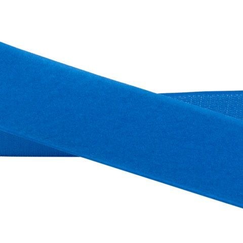 Маркировочный браслет на липучке 5х37 ярко синего цвета для идентификации коров и других животных